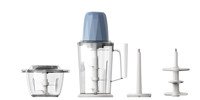 Hachoir Électrique 2L pour Viande/Légumes/Fruits/Ail/Nourriture pour Animaux/Oignon