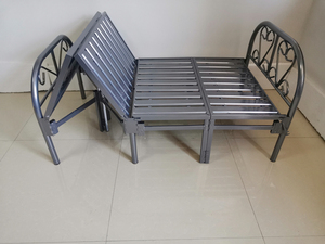 Offre Spéciale hôtel école forte heavy duty contrat étudiant de pliage cadre de lit double - Product Image 4