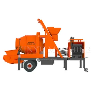 Concrete Mixer With Pump Electric Grout Pumps Hydraulic Portable Concrete Mixer Pump For Sale