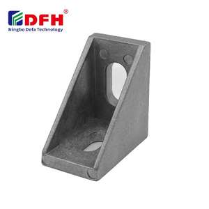 25X40 Saai Gepolijste Hoek 90 Graden Aansluiting Haakse T Slot Aluminium Beugel - Product Image 1