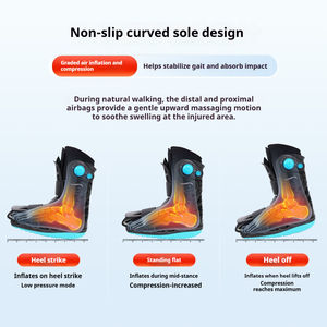 Sepatu Penyangga Pergelangan Kaki Ortopedi dengan Bantalan Udara, Peredam Guncangan, Bersertifikat CE Kelas II Alat Kesehatan, Rem Cakram, <span class=keywords><strong>Walker</strong></span> <span class=keywords><strong>Rollator</strong></span> 15kg - Product Image 3