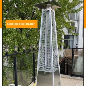 Hiện đại thép không gỉ khí nóng tháp xung đánh lửa dễ dàng lắp ráp cho cảnh quan ngoài trời sử dụng di chuyển khí hóa lỏng vuông - Product Image 3