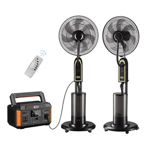 Cheap Price 16 inch Remote Control Outdoor Indoor Air Cooling Cooler Commercial Industrial Electric Mist Fan with Water Tank Kit