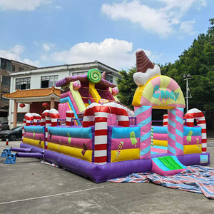 <span class=keywords><strong>Castillo</strong></span> Inflable Comercial con Tobogán y Piscina, Parque Infantil <span class=keywords><strong>de</strong></span> PVC para Niños y Adultos - Product Image 6