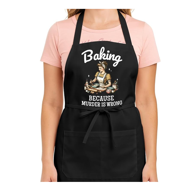 Funny Cooking Apron For Men & Women - Adjustable BBQ Gardening Painting Apron With Pockets, Fathers Day Gift - View #4