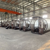 Réservoir de stockage de bitume horizontal conteneurisé de 45 m³ à chauffage électrique avec pompe pour centrale d'asphalte, faible coût d'entretien, pour routes