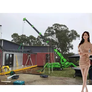 Chinese manufacture high quality multifunctional mini army spider crane 5 ton lifting spider crane for hot sale