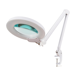 Clip on Led Magnifying Glass Lamp With Large Optical Lens Adjustable Multi Brightness Setting for Home Reading Handmade Craft - Product Image 3