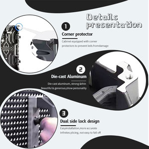 Écran LED publicitaire couleur plein écran P3.9 1 pour location extérieure, idéal pour les clubs, les concerts, les scènes et les murs - Product Image 6