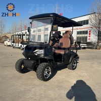 Voiturette de golf électrique chinoise 1-2 places, 4 roues, certifiée CE, autonomie 90 km, prix bas, directement de l'usine en Chine