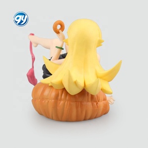 Figura de Anime de la Serie Monogatari, <span class=keywords><strong>Shinobu</strong></span> Oshino, Versión Donut, Escala 1/8, Edición Especial, Estatua con Vestido Negro, Manualidades de Plástico - Product Image 4