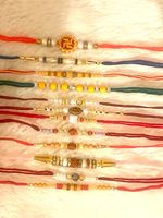 Bracelet Exima Evil Eye religieux Raksha Bandhan Rakhi pour frères et cousins - Cadeau festif fait main, produit en gros