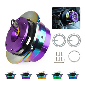 ชุดปลดเร็วพวงมาลัย NRG อลูมิเนียมอัลลอยด์ สีฟ้า สไตล์รถแข่ง YC101150 - Product Image 5