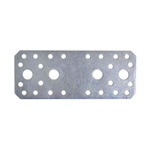 Placa Metálica Acero Galvanizado Perforado 55X140mm Art. 1610 SIPA para materiales de construcción metálicos - Product Image 1