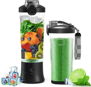 Blender de comptoir portable de haute qualité pour smoothies et milkshakes, petit appareil de cuisine multifonction, électrique, prix abordable - Product Image 1