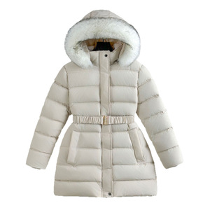 Manteau d'hiver court à capuche pour adolescentes, coupe-vent matelassé épais avec fermeture éclair, veste chaude pour jeunes filles - Product Image 5