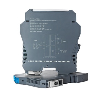 جهاز إرسال محول عزل الإشارة الحرارية 4-20 مللا خارج K J S 0-درجة حرارة TC مستشعر درجة الحرارة الحرارية - Product Image 1