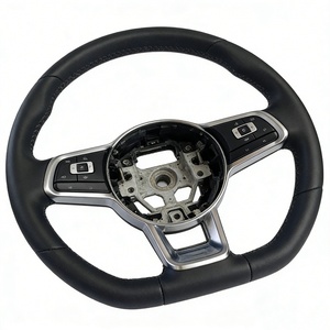 Volante para vw T6 <span class=keywords><strong>gti</strong></span>, Venta al por Mayor de Fábrica, Cuero y Carbono, Scirocco, Jetta Mk6, <span class=keywords><strong>Golf</strong></span> <span class=keywords><strong>Mk7</strong></span>, Polo - Product Image 3