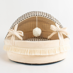Four Seasons Universal Cradle Cat Bed High Appearance Level Warm Semi Enclosed Detachable <b>Pet</b> <b>Sofa</b> Bed - Product Image 1