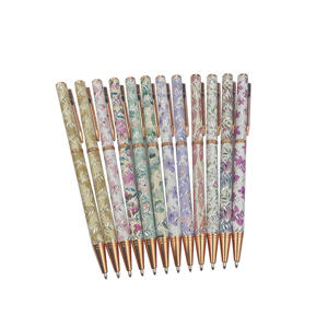 Fabricant de stylos à bille personnalisés avec logo, vente en gros, stylo en métal inoxydable de bonne qualité 1,0 mm - Product Image 1