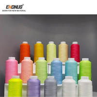 Lueur lumineuse dans le noir 150D/2 fil à coudre à broder en polyester rouleau de 3000 mètres