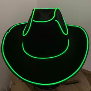 Chapeau de cowboy LED lumineux pour festival de musique, chapeau de cowgirl tendance pour Halloween, vente en gros - Product Image 5