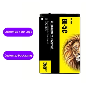 Có thể sạc lại 3.7V 1050mAh Điện thoại di động pin cho Nokia tương thích BL-5C 1200 1208 1600 1650 105 106 E60 N70 N9 BL 5C - Product Image 3