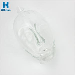 Botella de <span class=keywords><strong>calavera</strong></span> de pedernal alto 700ml 750ml 1750ml Botella de vodka de licor de vidrio con tapa Superficie grabada para uso de <span class=keywords><strong>Tequila</strong></span> - Product Image 6