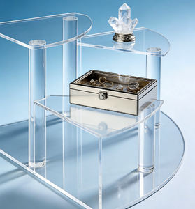 Индивидуальные прозрачные акриловые подставки-витрины толщиной 4 мм для хранения и демонстрации рекламных материалов на выставках - Product Image 3