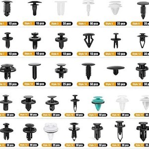 Car Fasteners <b>Clip</b> Kit 1000Pcs With Tools For Bumper Fender Repair Maintenance - Product Image 3
