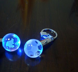 LLavero de cristal con forma de balón de fútbol, MH-YS0262 - Product Image 5