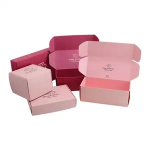 Ökologisch-freundliches grifffarbene rosa Torte Plätzchen Croissant Miniburger Box-Set Waffelkuchen Bäckerei Schokolade Trüffel Catering Papierbox Verpackung