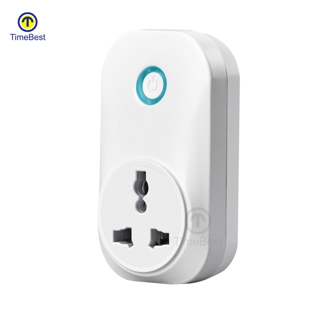 Hot Sales 220V 16A Plastic Smart Outlet Socket Plug WiFi for Residential Use
