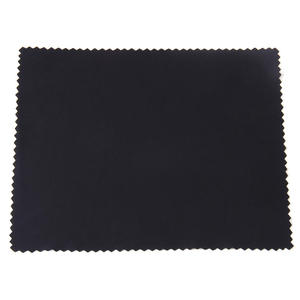 Paño de limpieza de microfibra negro para gafas, rectangular, reutilizable, para gafas de sol y lentes, verano 2021 - Product Image 1