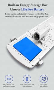 Lampe solaire de rue <span class=keywords><strong>60W</strong></span> 80W 100W 120W 150W Panneaux solaires Fonction de nettoyage Lumière - Product Image 4