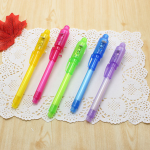 Bolígrafo de Luz UV LED con Cabezal de Bombilla de Plástico, <span class=keywords><strong>Tinta</strong></span> <span class=keywords><strong>Invisible</strong></span> Multicolor, 13.3cm, Verificador de Billetes y Juguete Mágico, Novedad - Product Image 6