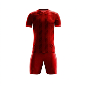 Uniformes de Fútbol Personalizados de Alta Calidad con Color y Diseño a Medida, Transpirables, de Manga Corta, 100% Poliéster, para Equipos - Product Image 1