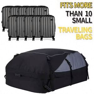 Échantillon Gratuit : Sac de Toit de Voiture, Sac de Transport, Sac de Rangement pour Toit, Boîte Souple Étanche pour Bagages, Résistant à l'Eau pour Voiture - Product Image 5