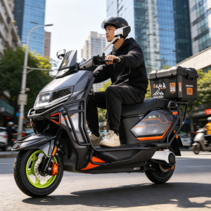 มอเตอร์ไซค์ความเร็วสูง 60V 72V 1500W 2000W สำหรับผู้ใหญ่ ใช้ในเมือง พร้อมกล่องเก็บของด้านหลัง มอเตอร์ 1500w 72v 32ah - Product Image 6