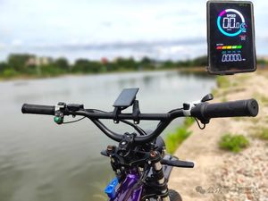 Bicicleta Eléctrica Enduro de 20 Pulgadas, Especializada, Rápida, 750w, Neumáticos Anchos, Suspensión Completa, Bicicleta de Montaña, Chopper, MTB - Product Image 4