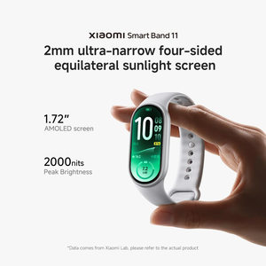 Bracelet intelligent original mi Smart Band 11 Standard Edition noir, écran AMOLED, autonomie de 21 jours, étanche 5ATM, moniteur de fréquence cardiaque - Product Image 3