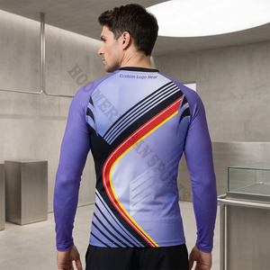 Camiseta de Compresión de Manga Larga para Hombre, Sublimada Personalizada, de Secado Rápido, para MMA y BJJ - Product Image 4