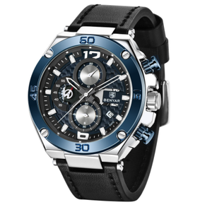 BENYAR BY-5151 Reloj de pulsera de cuarzo de lujo para hombre Diseño simple Calendario luminoso Tres pines Citizen Personalizable Nueva tendencia - Product Image 1