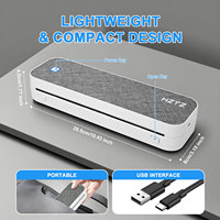 Printer Thermal Portabel HZTZ A4 Grosir - Kecepatan Tinggi 203dpi Baterai 1500mAh dengan Garansi 1 Tahun untuk Ponsel - Ramah Mobile ROHS