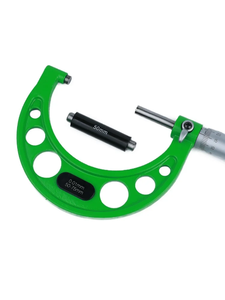 Aralık 0-100mm 4 adet/takım yüksek hassasiyetli 0.01mm mikrometre yeşil plastik kutu taşlama dış mikrometre ölçüm araçları - Product Image 3