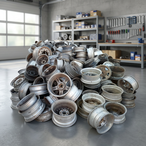 Déchets de jantes en alliage d'aluminium de pureté 99,99 %, qualité AA, blanc argenté, pour usage industriel - Product Image 2