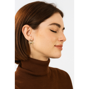 Pendientes de Acero Inoxidable YHL E14, Diseño Simple, 3cm, para Otoño/Invierno, para Mujer, Venta al Por Mayor, Accesorio de Moda - Product Image 2