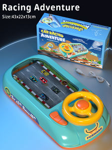 Lectric-juego de carreras para niños, máquina de juego de mesa con volante para niño, juguete de interacción entre <span class=keywords><strong>padres</strong></span> e <span class=keywords><strong>hijos</strong></span> - Product Image 2