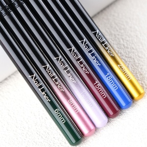 Nouvelle conception de pinceau à gel personnalisé pour ongles, manche dégradé, pinceau 3D pour nail art, ensemble de pinceaux pour dessin de lignes sur les ongles - Product Image 5