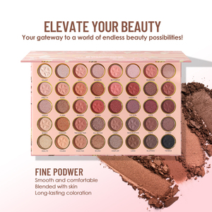 พาเลทอายแชโดว์ 40 สี สำหรับแต่งหน้าสวยโดดเด่น บิวตี้ เกลซ แมทช์ โกเรส์ มี ดราย พิกเมนท์ อายแชโดว์ พาวเดอร์ สำหรับผิวสีเข้ม - Product Image 5